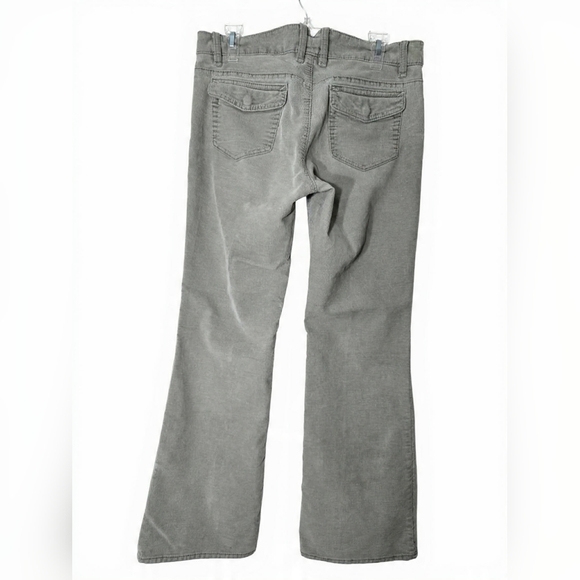 GAP Women's Gray Long Lean 70's Inspired Cordurary Jeans - Picture 3 of 9